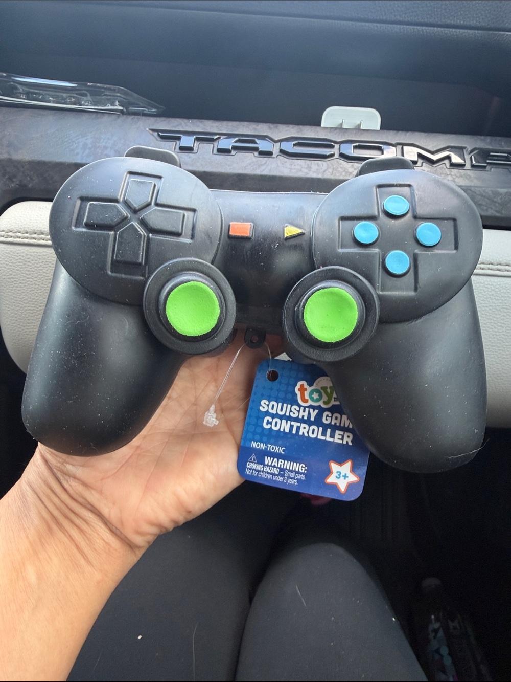 Squishy Game Controller Toy - Black & Green